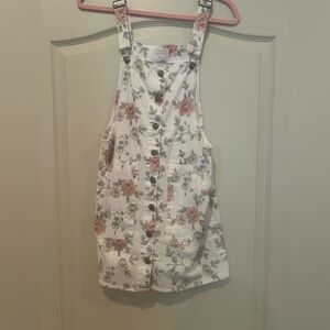 Floral Button-Down Jumpsuit